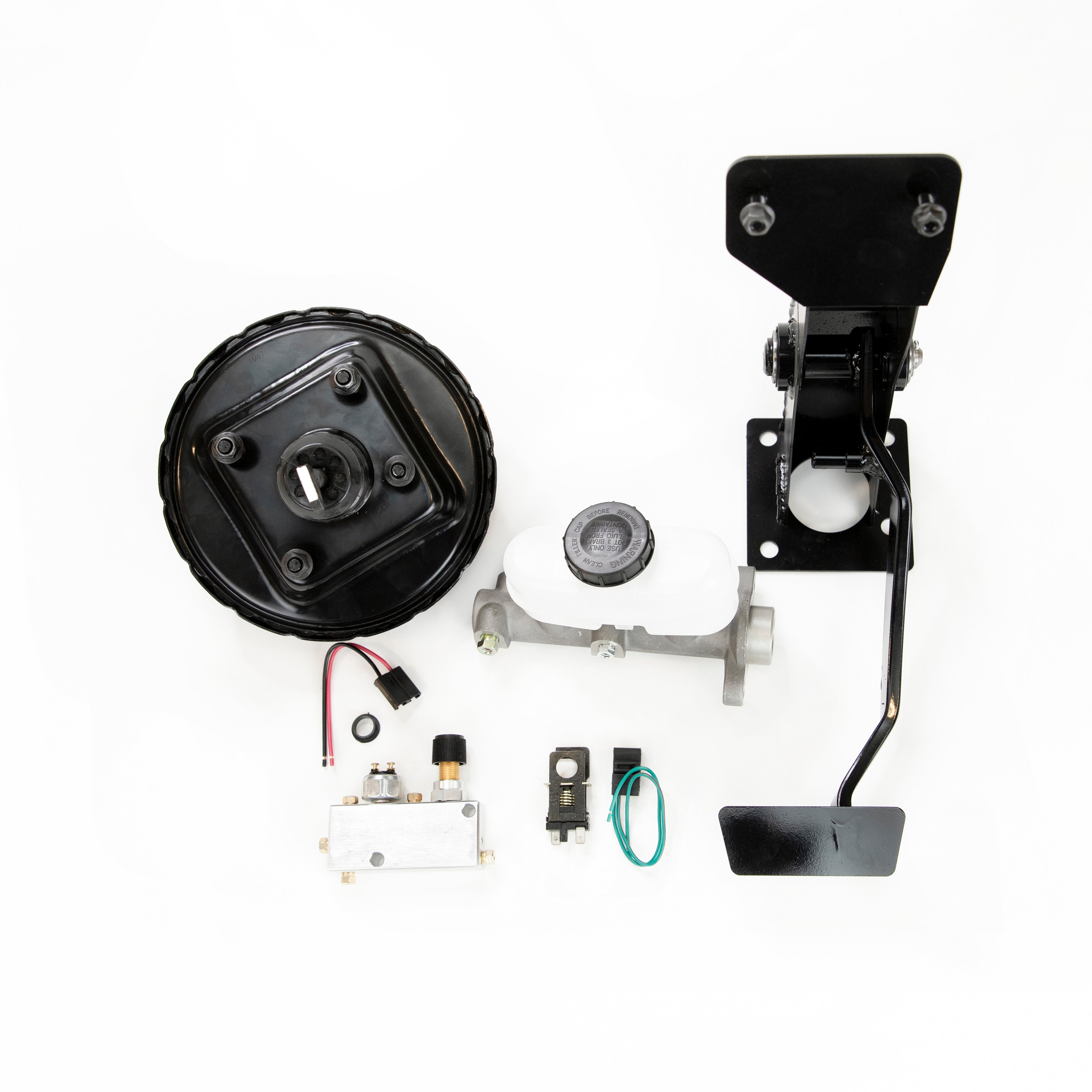 Automatic Transmission Bolt-In-Kit Pedal Support with Booster for 65-66 Mustang: All Wheel Disc Brake Car