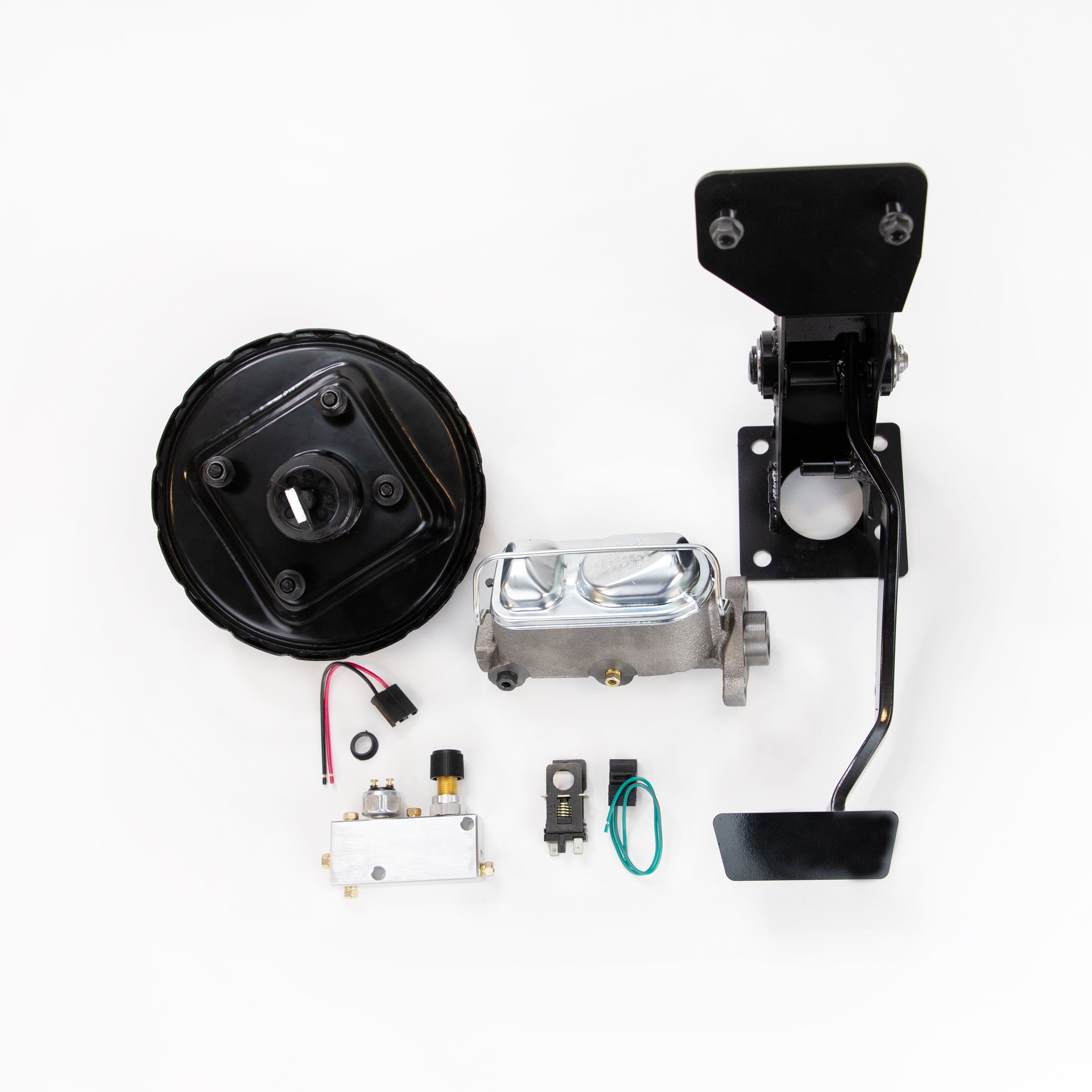 Automatic Transmission Bolt-In-Kit Pedal Support with Booster for 65-66 Mustang: Front Wheel Disc Brake Car