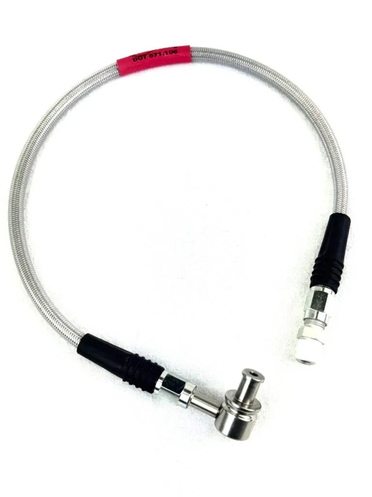 Braided line Upgrade kit for Reservoir ( NOT INCLUDED-MASTER CYLINDER & RESERVOIR PICTURED FOR DISPLAY AND INSTRUCTIONS )