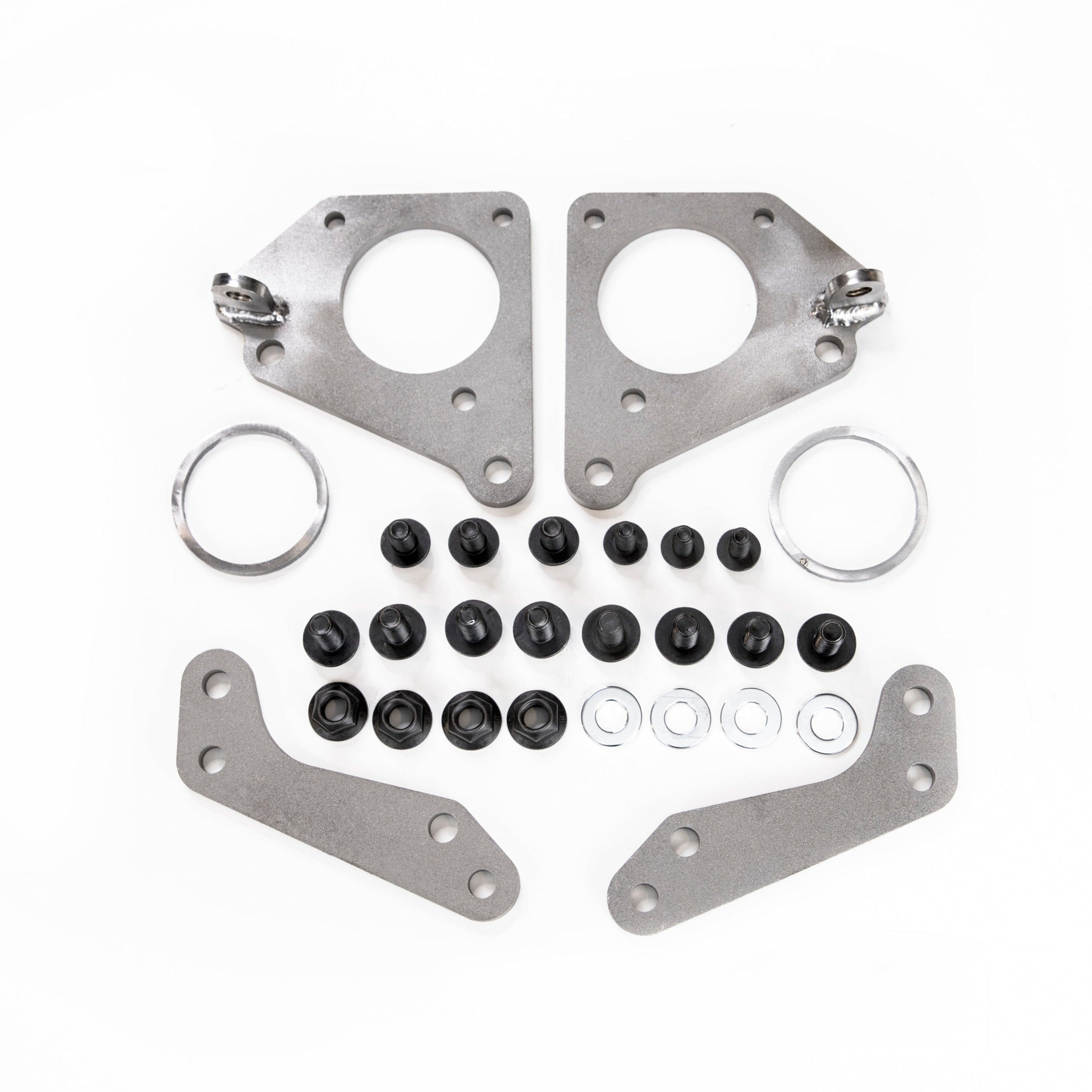 13" 1994-04 Cobra Front Brakes on Mustang II Spindles (factory or dropped factory style)