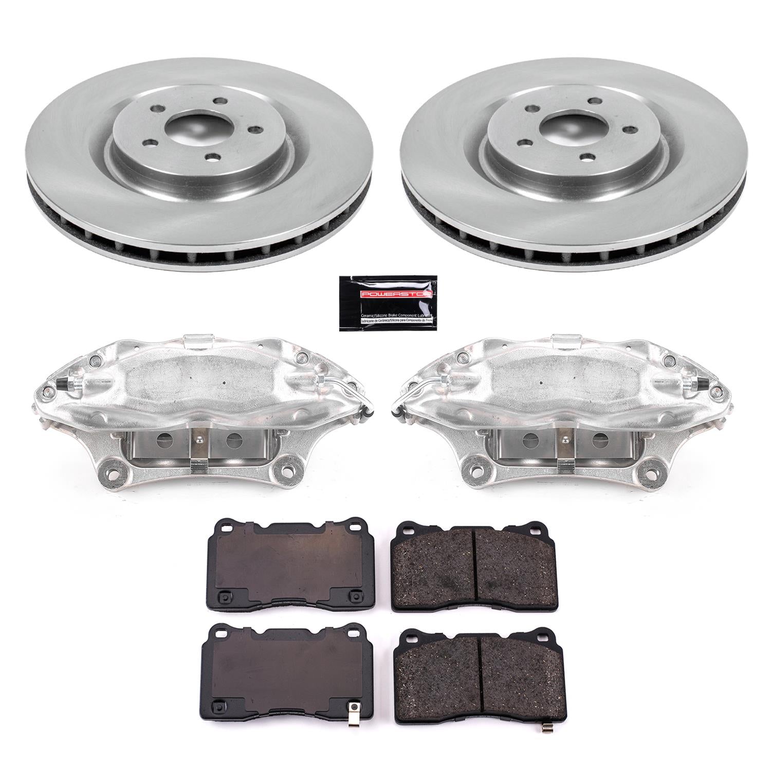 2005-2014 Mustang S197 Calipers and Rotors Kit - 14" Rotors