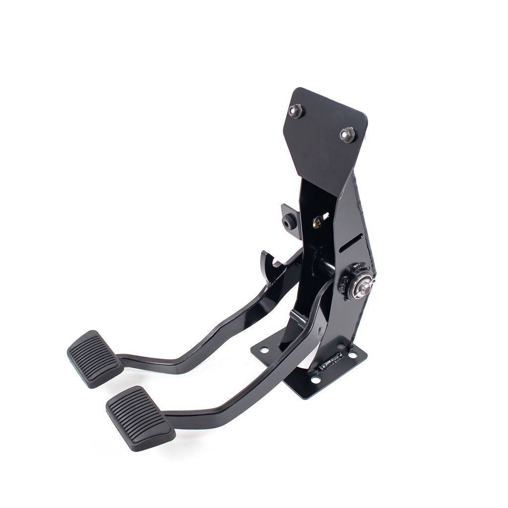 Pedal Support Assembly for 65-66 Mustang - Cable Clutch Pedal and Power Brake Pedal