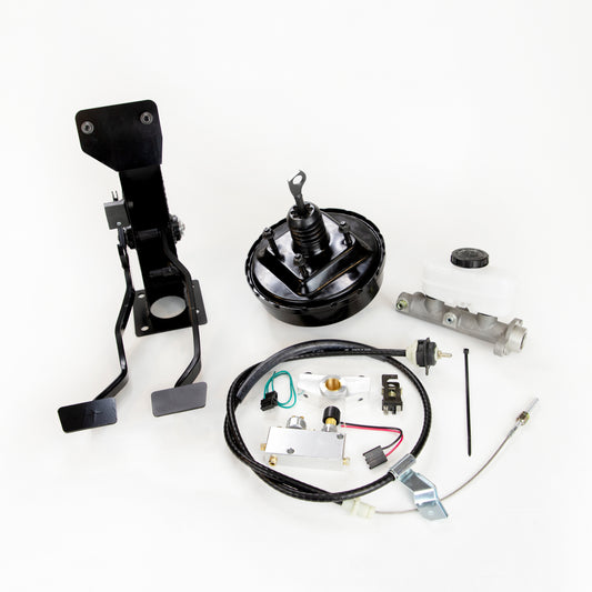 Master Kit for 65-66 Mustang (Power Brakes & Cable Clutch System) Adjustable Cable Stop for an All Wheel Disc Brake Car