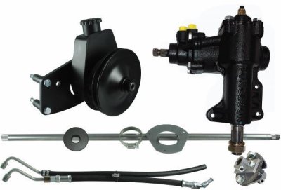 Borgeson 999020 Power Steering Conversion Kit, 1965-66 Mustang