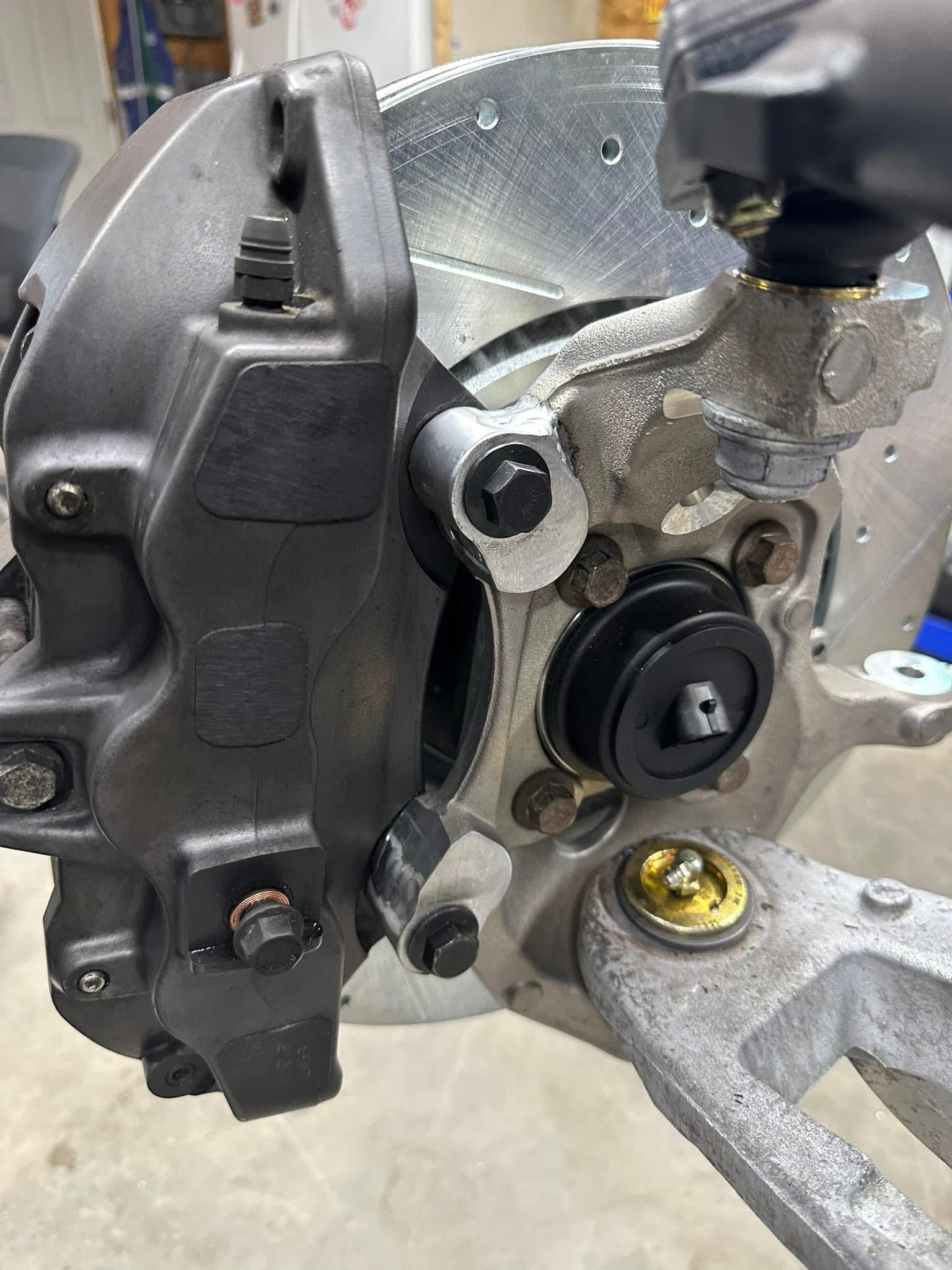 1965–1973 Ford Mustang Six-Piston Brembo Big Brake Adapter Kit