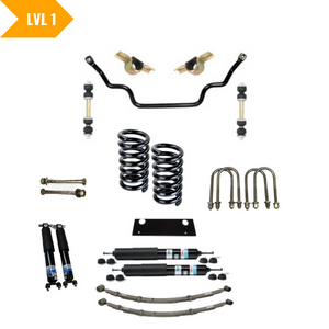 Street Performance Full Suspension Kit with Bilstein Street Shocks – Level 1 (1968)