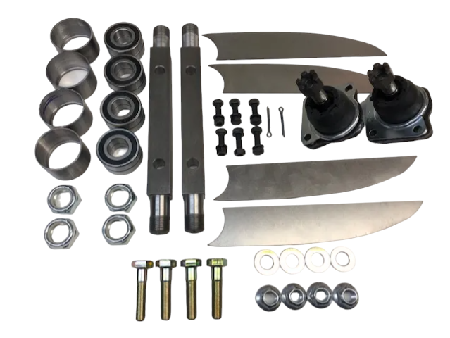 DIY TRACK ROLLER UPPER CONTROL ARM KIT WITH THREE BOLT BALL JOINT (1968-73 MUSTANG)