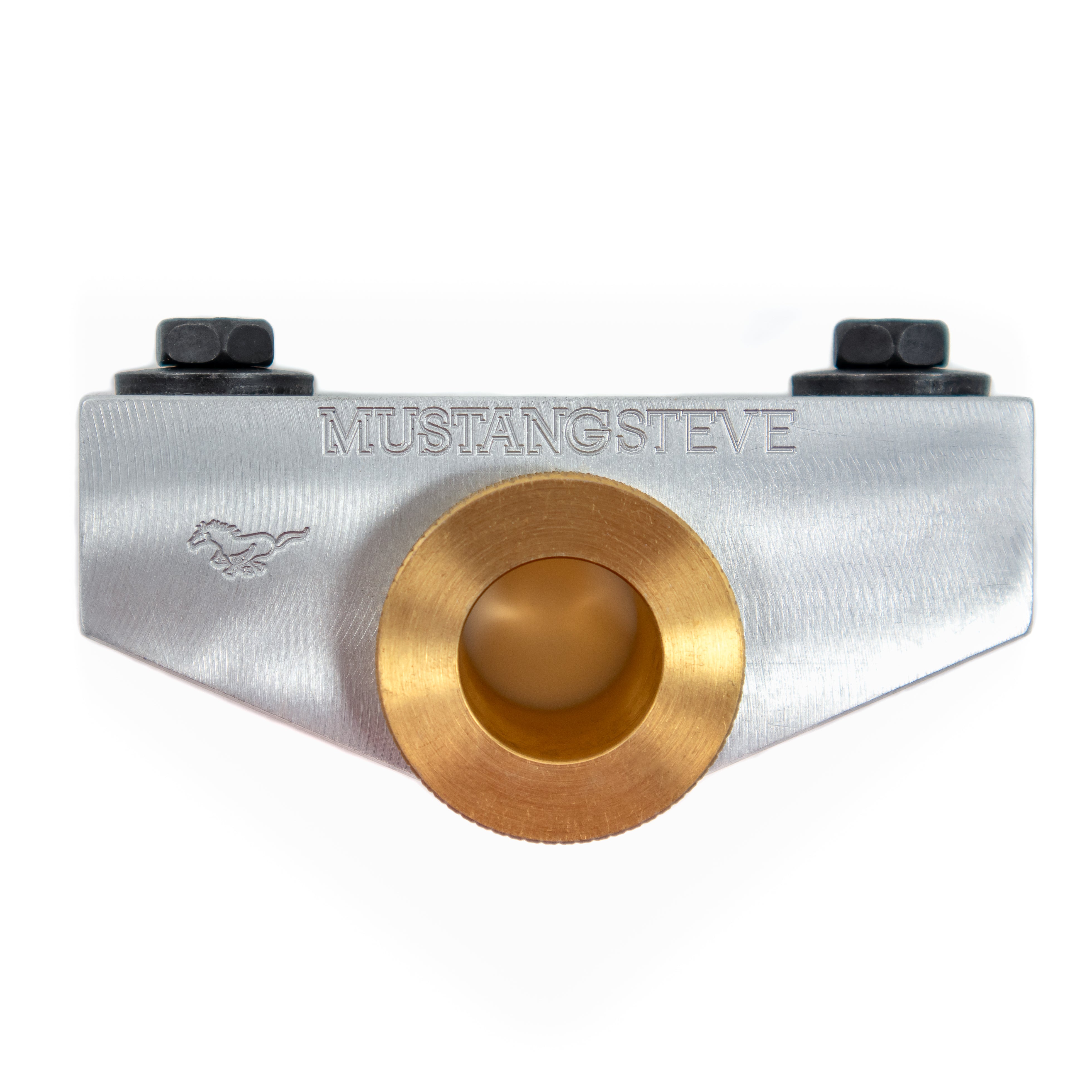 65-66 Mustang Adjustable Billet Aluminum Clutch Cable Stop / Firewall Brace